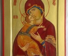 Владимирская икона Божией Матери. Аналой. Византийский извод.