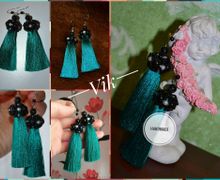 Серьги - кисти