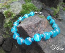 Браслет с кошачими глазками