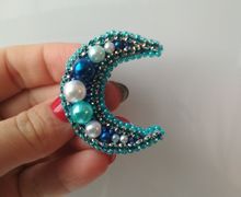 брошь МЕСЯЦ