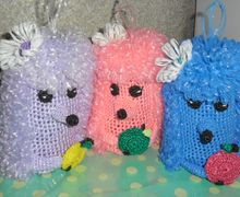 Мочалка-игрушка