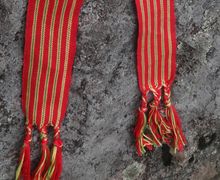 Русский кушак тканый на бердо