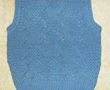 женский жилет крючком