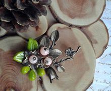 Брошь "Цветочный букет"