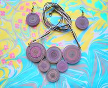 "Рваный" комплект из полимерной глины. 