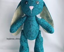 Текстильный заяц ручной работы