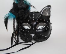 Венецианская маска "Кошка ночи"