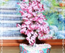 Дерево из бисера Сакура