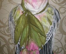 бактус валяный "Весенняя фантазия"