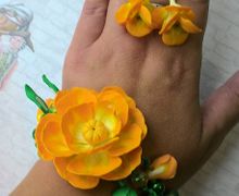 "Купавка" браслет и серьги