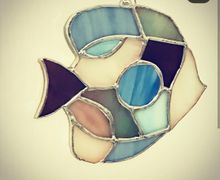 Витражная подвеска Рыбка