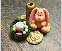 Сувенир-подсвечник "Пасхальный кролик"