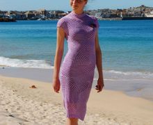 Летнее платье кругами