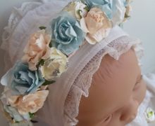 Цветочный ободок ручной работы