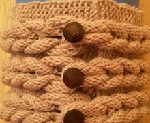 Шарф-снуд "Косы"