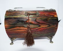 Шкатулка"Анютины глазки"