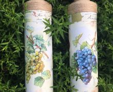 Набор бутылок для вина" Гроздь винограда"