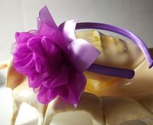 ободок для девочки в технике канзаши