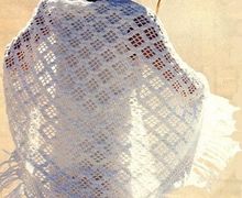 Шаль крючком