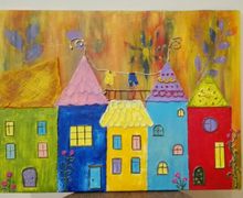 Объемное панно «Сказочный город»