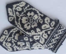 Варежки с орнаментом.