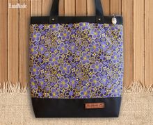 Текстильная сумочка шоппер "Цветы".