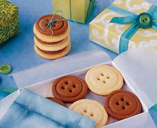 Рецепт печенюшек-пуговиц! Супер-милая идея!