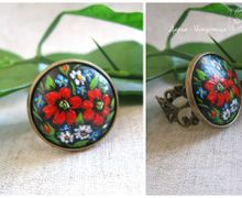 Кольцо "Летняя ночь". На заказ