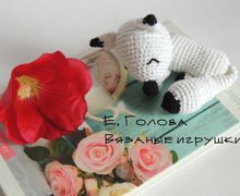 Лисичка чёрно-белая (на заказ)