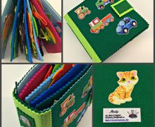 Развивающая книжка из фетра