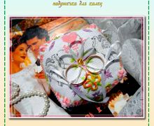 Схема - "Любовь и Верность" - подушечка для колец