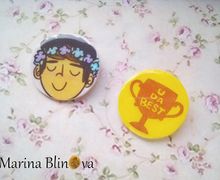 Брошки с изображениями