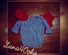 Кофта «Крупные листья»