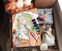 набор со скетчбуком