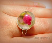 Кольцо "Милая розочка"