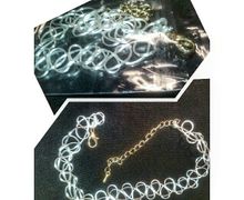 Белый тату-чокер