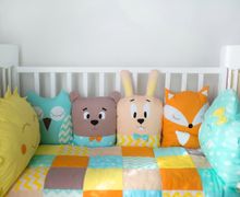 Бортики Зверушки в кроватку