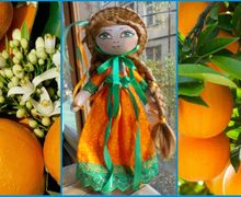 Интерьерная кукла Апельсинка