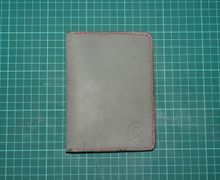 Холдер для автодокументов серого цвета