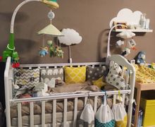 Бортики подушки в кроватку