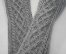 Митенки рукава 101, серые