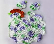 Вяжем крючком: пасхальная курочка