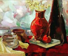 натюрморт с гранатом