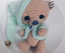 Мишка игрушка амигуруми