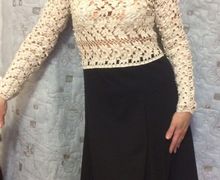 Комбинированное платье