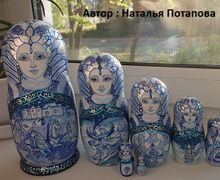 Матрешка " Снежная королева " 7 м