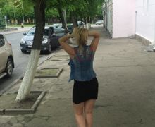 Джинсовый жилет