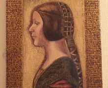 "Женский портрет в профиль".