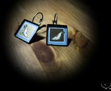 серьги "Киты"