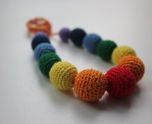 Вязаные бусы